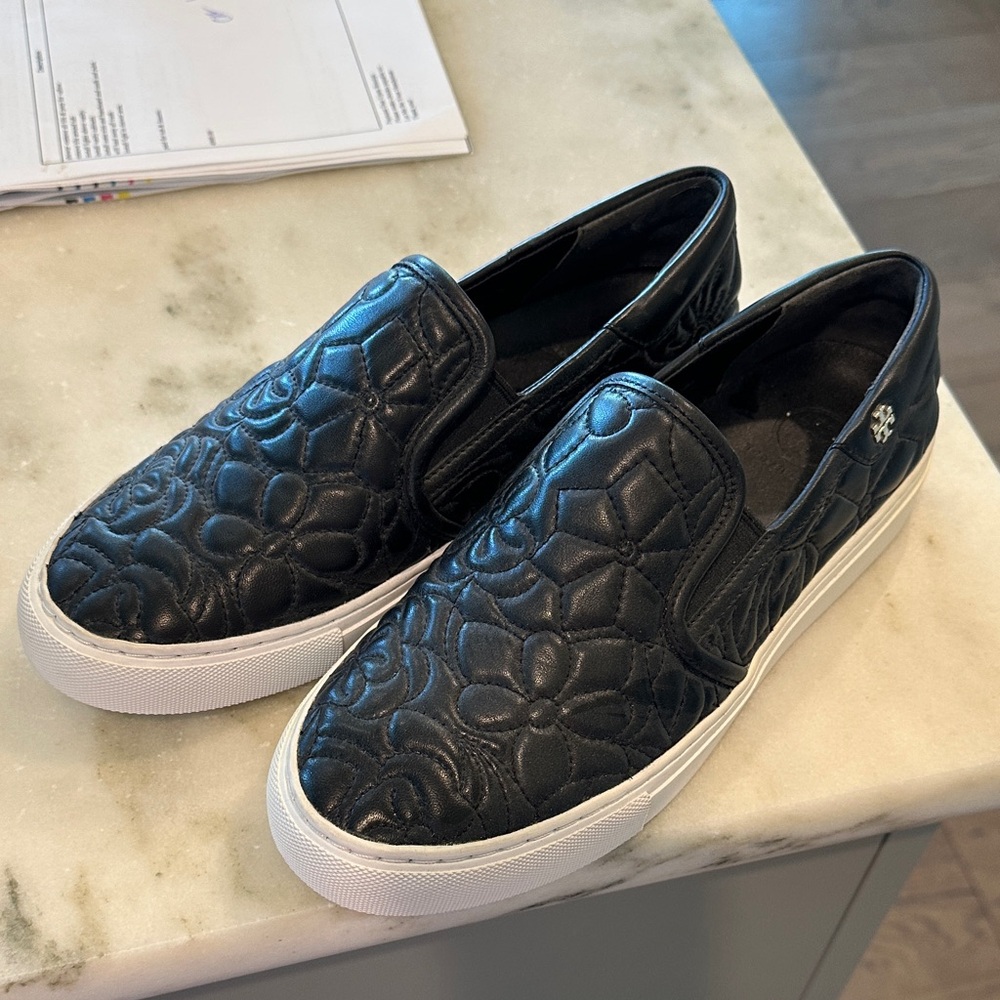 Tory Burch Quilted Slip-On Shoes